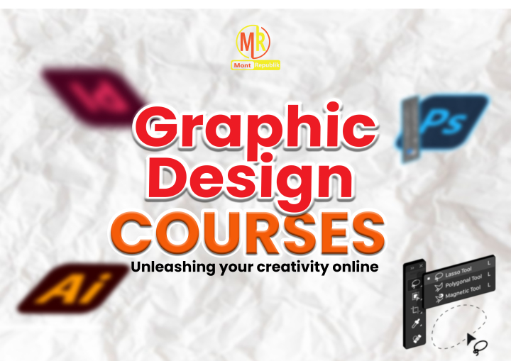 Graphic design workspace